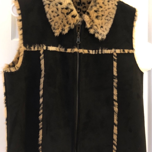 Other - Black Suede Vest